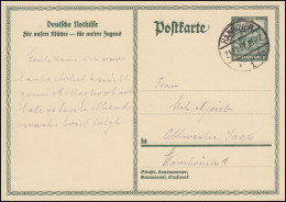 P 212II Deutsche Nothilfe Dresdner Zwinger 8 Pf HANNOVER 1 Zz 2.11.1931 - Sonstige & Ohne Zuordnung