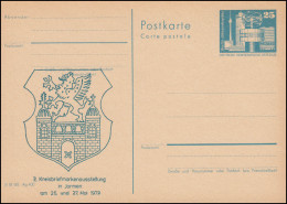 DDR P 80 Kreisbriefmarkenausstellung Jarmen Wappen 1979, ** - Sonstige & Ohne Zuordnung