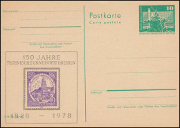 DDR P 79 150 Jahre Technische Universität Dresden 1978, ** - Altri & Non Classificati