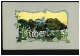 Ansichtskarte Vornamen: Hubert, Landschaftsbild, Verlag E.S.D., Ungebraucht - Nombres