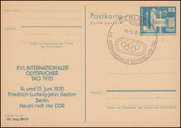 DDR P 80 Internationaler Olympischer Tag Berlin 1978 Blau, SSt BERLIN Stadion - Otros & Sin Clasificación