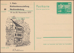 DDR P 79 Ausstellung Neubrandenburg Wiekhaus 1977, ** - Autres & Non Classés