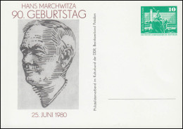 PP 15/115 Bauwerke 10 Pf Hans Marchwitza 1980, ** - Altri & Non Classificati