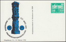 PP 15/46 Bauwerke 10 Pf Ausstellung DDR-CSSR Magedeburg 1976, ** - Sonstige & Ohne Zuordnung