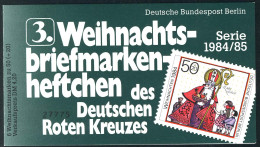 DRK/Weihnachten 1984/85 3. MH 50 Pf, 6x729, ESSt Berlin - Booklets