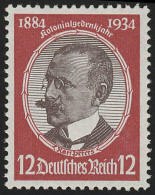 542x Kolonialforscher 12 Pf ** Senkrecht Geriffelt - Ungebraucht