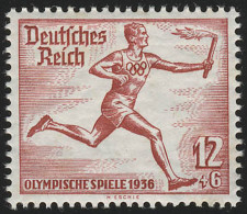 629 Sommerolympiade 12 Pf Fackeläufer Aus Block ** - Unused Stamps