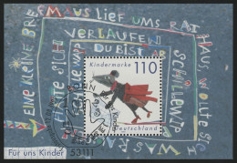 Block 51 Für Uns Kinder 1999, ESSt Bonn - Used Stamps