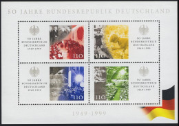 Block 49 50 Jahre Bundesrepublik, Postfrisch - Unused Stamps