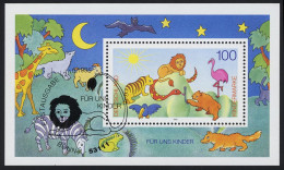 Block 34 Für Und Kinder - Tierversammlung 1995 Mit ESSt Bonn 12.10.1995 - Used Stamps