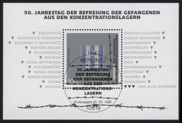 Block 32 Jubiläum 50 Jahre Gefangenenbefreiung, ESSt Berlin 5.5.1995 - Oblitérés