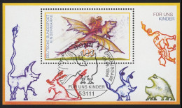 Block 30 Für Uns Kinder - Fabelwesen 1994, ESSt Bonn - Used Stamps