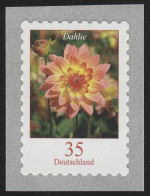 2514 Dahlie 35 Cent 2019 Sk Aus 500er Waagerecht, UNGERADE Nummer ** - Roulettes