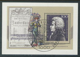 Block 26 Mozart 1991, ESSt Berlin - Used Stamps