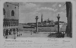 VENEZIA - Piazzetta Di S Marco E Isola Di S Giorgio - 1899 - Venezia (Venice)