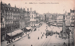 59 - LILLE -  La Grand'place Et Rue Esquermoise - Lille