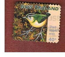 NUOVA ZELANDA (NEW ZEALAND) - SG 2035  -  1996   EXTINT BIRDS: STOUT-LEGGED WREN -  USED° - Gebraucht