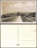 Ansichtskarte Deggendorf Auf Der Brücke - Blick Zur Stadt 1930 - Deggendorf