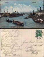 Ansichtskarte Hamburg Hafen Dampfer Steamer 1911 - Sonstige & Ohne Zuordnung