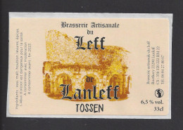 Etiquette De Bière Tossen  -  Brasserie Du Leff  à  Lanleff   (22) - Bier