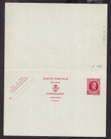 131/41 - Entier Double Houyoux 45 C (pour L'International) - Etat Neuf - Tarjetas 1909-1934