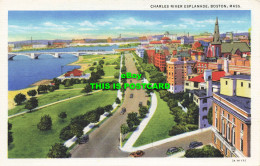 R617381 Charles River Esplanade. Boston. Mass. United Art. C. T. Art Colortone. - World