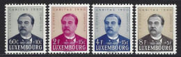 Luxembourg Yv 439/42, Caritas 1950,J.A.Zinnen,compositeur. **/mnh - Ungebraucht