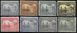 Nouvelle Calédonie 1906 Timbres Taxe - Yvert Et Tellier Nr. 16/23 - Michel Nr. Portomarken 9/16 * - Portomarken