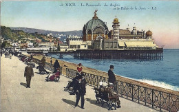 *CPA - 06 NICE - La Promenade Des Anglais Et Le Palais De Jetée - Animée - Colorisée - Bauwerke, Gebäude