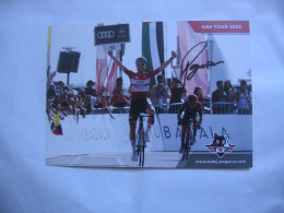 Cyclisme - Autographe - Carte Signée Tadej Pogacar 15 X 21 Cm - Ciclismo