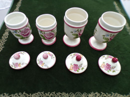 Ensemble 4 POTS FAÏENCE DE VILLEROY ET BOCH Modèle VIEUX STRASBOURG - Strasbourg (FRA)