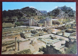 Cpm Saint-Remy-de-Provence Glanum : Quartier Bas - Maison D'Atys Et Monument à Abside - Saint-Remy-de-Provence