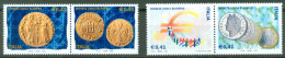 Italie  Yv 2552/2555  Ou  Sass 2592/2595   * * TB   Monnaie Pièce  - 2001-10: Neufs