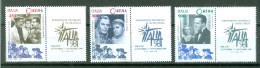 Italie  Yv 2338/2340  Ou  Sass 2384/2386   * * TB Cinéma  - 1991-00: Mint/hinged