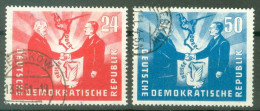 DDR   Yvert  36/37  Ob  TB   - Used Stamps