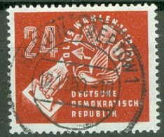 DDR   Yvert  27  Ob  TB   - Gebraucht