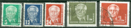 DDR   Yvert  69/72A  Ob  TB   - Used Stamps