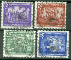 DDR   Yvert  55/58  Ob  TB   - Used Stamps