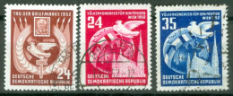 DDR   Yvert  75 Et 76/77  Ob  TB  - Used Stamps