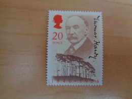 Grande Bretagne Great BRITAIN Thomas Hardy Novelist Romanziere écrivain Writer Escritor Dichter Großbritannien 1990 - Writers