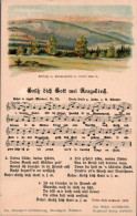 H2072 - Litho Anton Günther Liedkarte - Grüß Dich Gott Mei Arzgebirch ....Gottesgab Böhmen Erzgebirgisches Volkslied - Música