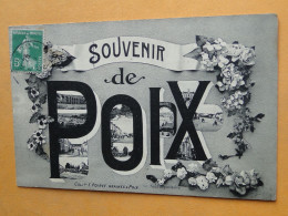 POIX De PICARDIE -- Carte Fantaisie Multivues " Souvenir De Poix " - Poix-de-Picardie