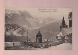 CPA - 05 - La Grave - La Place De L'Eglise - Le Monument Aux Morts - La Meije - Non Circulée - Autres & Non Classés