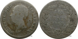 Pays-Bas - Royaume - Guillaume II - 10 Cents 1849. - B+/F12 - Mon5469 - 1840-1849: Willem II