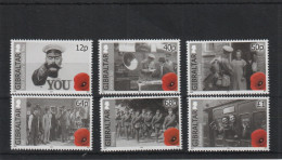 Gibraltar 2014 Centenary Of World War 1 (1st Issue) - SG 1565 - 1570 - MNH/UMM - Gibraltar