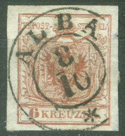 Autriche  Yv 4 A  Ou  Mi 4 X Ob Quasi TB   Obli Alba Hongrie  - Used Stamps