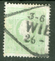 Autriche  Yv 13  Ou  ANK 12 Ob TB  Obli Wien  - Used Stamps