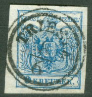 Autriche  Yv 5 A  Ou  Mi 5 X  Ob B/TB Obli Double Cercle Trieste - Usados