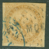 France  Colo Gle  Yv 3 Ob TB  Obli Martinique Et Cad Bleu Partiel  - Aigle Impérial