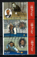 Belg. 2006 - 3510, 3511, 3512, Yv 3490, 3492, 3494Biljart / Billiard - Corin, Dielis, Caudron - Usados